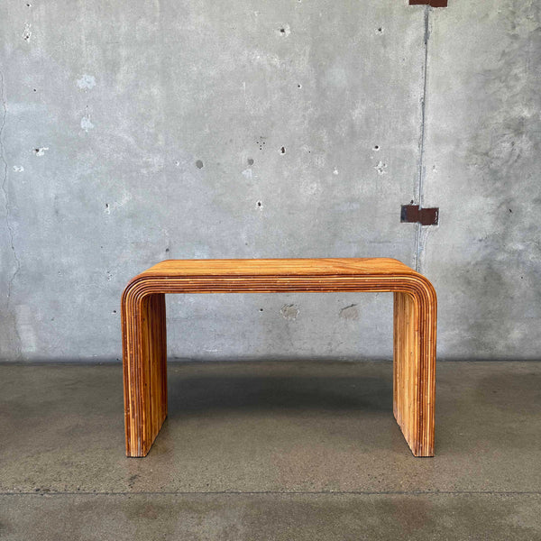 Reed Bamboo Console Table
