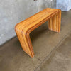 Reed Bamboo Console Table