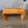 Reed Bamboo Console Table
