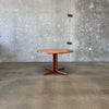 Danish Modern Teak Dining Table C. 1960 - With One Leaf