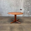 Danish Modern Teak Dining Table C. 1960 - With One Leaf
