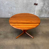 Danish Modern Teak Dining Table C. 1960 - With One Leaf