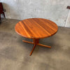 Danish Modern Teak Dining Table C. 1960 - With One Leaf