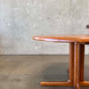 Danish Modern Teak Dining Table C. 1960 - With One Leaf