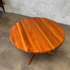 Danish Modern Teak Dining Table C. 1960 - With One Leaf