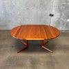 Danish Modern Teak Dining Table C. 1960 - With One Leaf