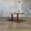 Danish Modern Teak Dining Table C. 1960 - With One Leaf