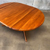 Danish Modern Teak Dining Table C. 1960 - With One Leaf