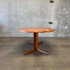 Danish Modern Teak Dining Table C. 1960 - With One Leaf