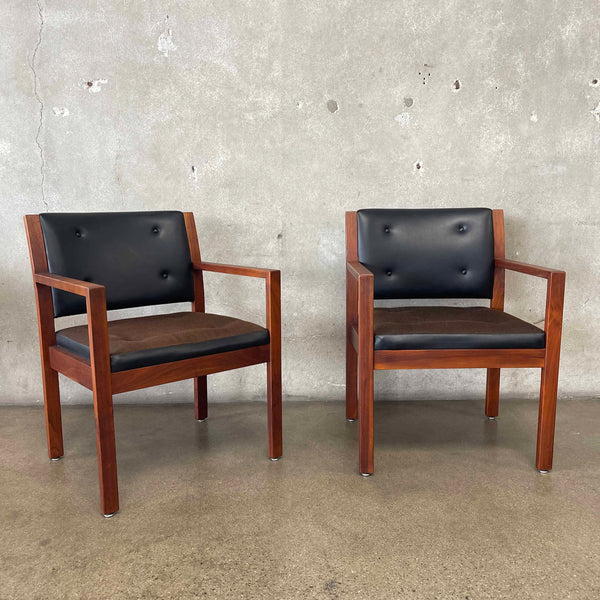 Pair of Mid Century Modern Chairs By Gunlocke