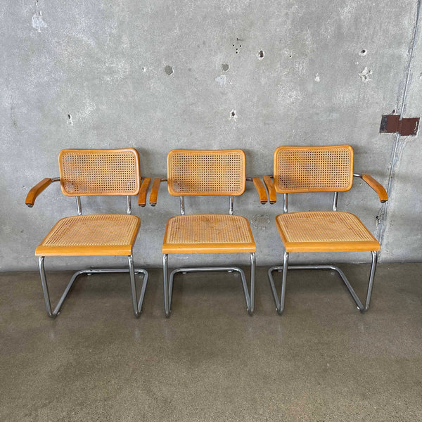 Set of Three Cesca Chairs