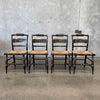 Set of Four Vintage Hitchcock Dining Chairs