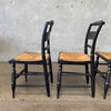 Set of Four Vintage Hitchcock Dining Chairs