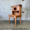 Solid Pine Primitive Desk With Secret Top Drawer