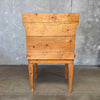 Solid Pine Primitive Desk With Secret Top Drawer