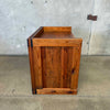 Vintage Solid Pine Crate Desk