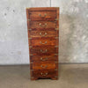 Vintage 19th Century Walnut Chest of Drawers - Eight Drawers / Handmade