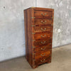 Vintage 19th Century Walnut Chest of Drawers - Eight Drawers / Handmade