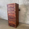 Vintage 19th Century Walnut Chest of Drawers - Eight Drawers / Handmade