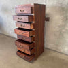 Vintage 19th Century Walnut Chest of Drawers - Eight Drawers / Handmade