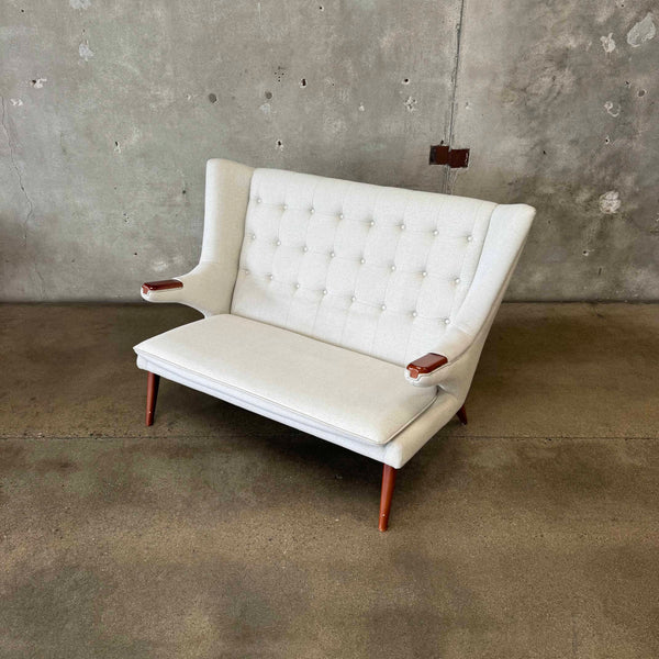 Hans Wegner Style Papa Bear Settee Sofa