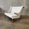 Hans Wegner Style Papa Bear Settee Sofa
