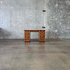 Mid Century Modern Desk By Lane Basket Weave Series