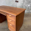 Mid Century Modern Desk By Lane Basket Weave Series