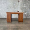 Mid Century Modern Desk By Lane Basket Weave Series