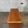 Mid Century Modern Desk By Lane Basket Weave Series
