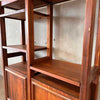 1960's Spanish 2 Bay Wall Cabinet in Solid Pine