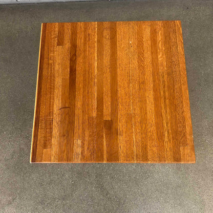 Vintage End Table w/ Oak Butcher Block Top
