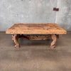 Rustic Handmade Steel & Wood Coffee Table