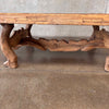 Rustic Handmade Steel & Wood Coffee Table