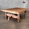 Rustic Handmade Steel & Wood Coffee Table