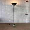 1980s Verdigris Copper Tub Torchiere Lamp By Jim Bindmand For Rainbow Lamp Co.