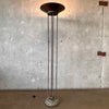 1980s Verdigris Copper Tub Torchiere Lamp By Jim Bindmand For Rainbow Lamp Co.