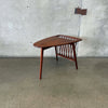 Solid Walnut Magazine Table By Arthur Umanoff