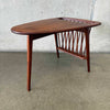 Solid Walnut Magazine Table By Arthur Umanoff