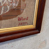 Antique Needlepoint Panel