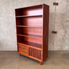Jamie Wide Acacia Wood Bookcase