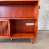 Jamie Wide Acacia Wood Bookcase
