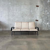 1950's Ironwood & Leather Sofa