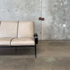 1950's Ironwood & Leather Sofa