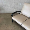 1950's Ironwood & Leather Sofa