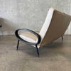 1950's Ironwood & Leather Sofa