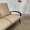1950's Ironwood & Leather Sofa