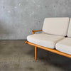 Mid Century Modern Wood Frame Sofa