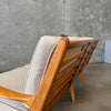 Mid Century Modern Wood Frame Sofa
