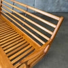 Mid Century Modern Wood Frame Sofa